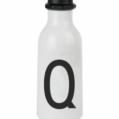Design Letters Drikkeflaske - 500 ml - Hvid m. Q